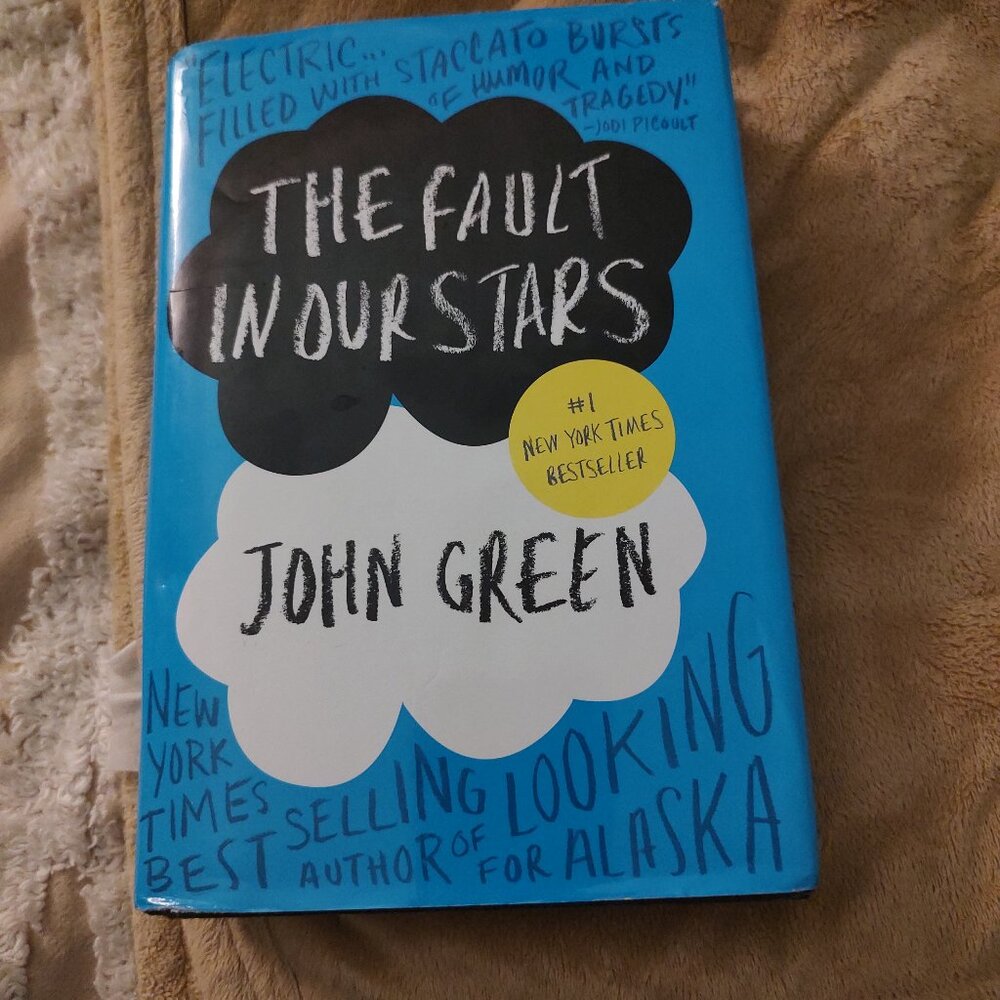 The fault in our Stars hard cover book